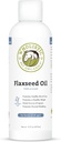 WHolstic Pet Organics Flaxseed Oil: Organic Flaxseed Oil for Horses -Flax Oil Horse Suplement with Antioksidant Rich Rosemary and Omega 3, 6 Fatty Acids for Cardio, Immune, Skin and Coat Health-16 Oz