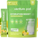 Venture Pal Sugar Free Beat Electrolyte Pawder - Liquid Daily IV Drink for Rapid Hidration & Party Recovery 124; 5 Vitamins & 7 Electrolytes 124; Keto Friendly 124; Non-GMO 124; Sertifikasi Vegan 124; 16 Sticks