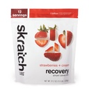 SKRATCH LABS Recovery- Sport Minum Mix 124; Complete Milk Protein dengan Carbs, Electrolites, dan Progories 124; Post Workout Powder 124; Strawberry + Cream