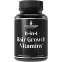 Pertumbuhan Rambut Vegan 11-1 Vitamin untuk Penata Rambut Berkilau & Brittle