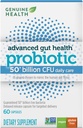 Produksi Kesehatan Genuine, 50 Milyar CFU, Daily Care, 15 Strains Diverse, Soy Free, Gluten Free, Vegan Delayed- Rilis Kapsul untuk Kesehatan Gut Lanjutan (60 Count)