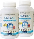 Eniva Omega- 3 Fish Oil High EPA / DHA Premium Fish Oil Daily Supplement 2 Pack (240 caps)
