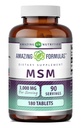 Amazing Formulas MSM (Methylsulfonymetana) Suplemen 124; 1500 Mg Per Serving Suplement = 124; 180 Tablet 14; Non-GMO 124; Gluten Free Alag4; Dibuat di AS
