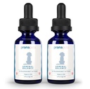 PranaPets Adrenal Balance for Dogs with Cushing 's 124; Alamiah Relieves Symtoms of Cushing' s Disease in Dogs 124; Licorice Free Herbal Formula Dogs for Dogs with Cushing 's Disease - 2 Pack