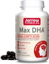 Jarrow Formulas MaxDHA - 180 Softgels - High Kemurnian Minyak Ikan - Tambahan Otak & Mata Kesehatan - terkonsentrasi di Omega- 3 Acids Gendut & Enriched di DHA - 90 Servis