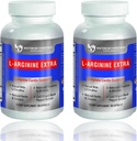 DOKTER RECOMMENDED SUPPLEMENTS Premium L- Arginine 1000 MG Nitric Oxide Formula Supports Cardio Health, Nitric Oxide Produksi, Stamina & More - 2 Pack