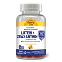 Country Hidup Lutein Gummies dengan Lutemax 2020, 60 Ct, Suplemen Dukungan Mata Alami Chelable, Marigold Lutein, Dalxanthin, Kesehatan Mata & Macular Dukungan, Non-GMO, Natural Fruit Pectin, Vegan