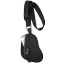 Beautyflier Asthma Inhaler Case Landard Keychain Travel Handy Mini Bag for Dewata and Kid, Doesn Not Inhaler (Hitam)