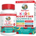 MaryRuth Organics Kids Nighttime Gummies 124; Sugar Free Averty 124; NO Melonasin dengan L Theanine, Lemon Balm, Chamomile, Vitamin B6 124; Relaxation Dukungan untuk Anak 2 + 124; Vegan 124; Non-GMO 124; Gluten Free 124; 60 Count