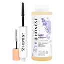 Jujur Kecantikan Panjang Kolumizing Clean Mascara + Honest Lavender Foaming Bubble Bath Bundle 124; Tentu Dereved + Cruelty Free 124; 0.27 lf oz, 12 fl oz