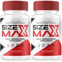 Rize Lab Ukuran Max Pil untuk Pria, Ukuran Max Natural and Effektif Kapsul, Ukuran Max Support Tubuh untuk Melakukan Revisi Tambahan dan Lebih Baik, Ukuran Max Tambahan (120 Katup) (Paket 2)