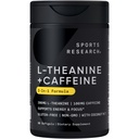 Sports Research L-Theanine Suplemen dengan Caffeine & Coconut MCT Oil