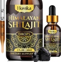 Himalaya Shilajit Resin Liquid Drops, Prasarana Organik Murni Shilajit Resin 600mg dengan Ayurvedic Blade & 85 + Trace Minevac & Fulvic Acid for Brain Booster & Energy Immune Dukungan, 2 Fl Oz