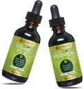 Go Nutrients Liquid Vitamin D3 dengan K2 (MK-7) Drops 1oz & Selenium 200 mcg Supplemen 1.0 oz 124; Iefran 124; Vitamin D3 dan K2 124; Suplemen dengan Mineral Selenium Liquid dan Air Purified