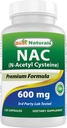 Terbaik Asetil NAC - N Acetyl Cysteine 600 mg 120 capsules - n Acetyl cysteine - powerful antioksidant
