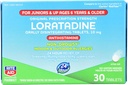 Rite Aid Kid 's None-Drowsy Allergy Relief, Loratadine 10mg, Mint Flavor - 30 Tablets 124; Orally Disintegrasikan Tab 124; Ages 6 dan Older