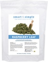 Smart & Simple Raspberry Leaf 124; Horse Moody Mare Suplement 12.4; Organic Whole Leaf 124; Single Ingredients 12.4; Equine Supplemen 124; 56 Servings 12.4; 0.5 lb Bag