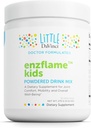 Little DaVinci Enzflame Kids - Powder Mix Suplemen untuk Mendukung Komfort Muscle and Joint, Mobility and Imune Health * - Dengan Calcium, Sodium, Enzymes, DMG, dan More-Orange Flavor - 30 Pelayan