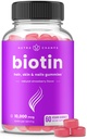 NutraChamps Biotin Gummies 10000mcg [Potensi Tinggi] for Healthy Hair, Skin & Nails Vitamin for Women, Men & Kid - 5000mcg Each Hair Vitamin Gummy - Vegan, Non-GMO, Supplemen Kesehatan Rambut