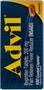 Advil Pain Reliever / Fever Reducer 200mg Caplets - 100 Ct, Paket 3