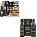 XIKEZAN Gifts for Men w / Beard Kit and Beard Shampo and Conditioner Set