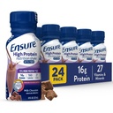 Pastikan Tinggi Protein Botol Susu Cokelat Shake dengan Fiber, Siap untuk Minum, 16g Protein dan 27 Vitamin dan Mineral, 8 quid oz, 24 Pack