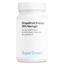 Supersmart - Grapefruit Extract 600mg per hari (99% Naringin) - Suplemen Potency GSE Tinggi 124; Non-GMO & Gluten Free - 60 Vegetarian Capsules