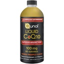 Qunul Liquid CoQ10 100mg, Penampakan Superior Alami Formulir Koenzim Q10, Antioksidant for Heart Health, Orange Pineapple Flavored, 60 Servings, 20.3 oz Bottle