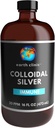 Klinik Bumi ® Colloidal Perak 20 PPM, 16oz (473mL), Large Amber Glass Bottle - Dukungan Imune