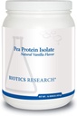 Riset Biotika Pea Protein Isolat Natural Vanilla Flavilla, Campuran Mudah dengan Air atau Jus, Premium Pea Protein, 21 gram Protein Bersih per Serving 16 Ounces