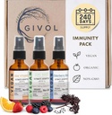 Imunity Pack Liquid Vitamin (Kemasan 3) Sambucus Nigra Elderberry Mist, Zinc Boost Mist dan Vitamin C Mist (Ekstra Kekuatan)