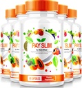 NutraRize (5 Pack) Pay Slim Capsules, PaySlim All-Natural Suplement for Healthy Weight Loss, Premium Formula Formula to Achieve Body and Fitness Goals, Review Resmi (300 Capsules)