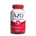 AZO Cranberry Urinary Tract Health Gummies Tambahan 2 Gummies = Glass Cranberry Juice Membantu Cleanse Melindungi Natural Berrylicious Flavor Gummies, Non- GMO, 40 Count