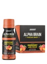 ONNIT Alpha Brain Focus Shot, Peach Flavor, Nootropic Dietary Drink That Supports Energy, Focus, and Mood, IGEN ™ NON-GMO Tested, 2.5 lf oz, 6 Count