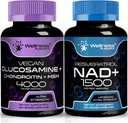 WELLNESS LABSRX Glucosamine Chondroitin MSM 124; NAD Tambahan Kapsul