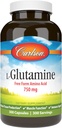 Carlson - L- Glutamine, Free- Formulir Amino Acid, 750 mg, Muscle Tissules Produksi, 300 Kapsul