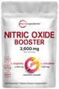 Tambahan Nitric Oxide untuk Pria & Women 3.600mg, Tablet Biseted 240, 124; 80 Servings 14; Max Power Nitric Oxide Booster dengan L- Arginine & L- Citrulline 124; Muscle, Circulation & Heart Health Support