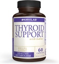 Dukungan Tiroid dengan Iodin, Vitamin B12 dan 12 Ingreden Lainnya - Thyroid sehat, Happy Life. Revitalisasi Metabolisme, Kesehatan Energi & Kognitif. 60 Capsules