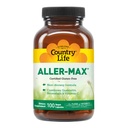 Country Life Aller- Max - Quercetin Suplemen dengan Bromelain - Imune Dukungan dengan Vitamin C, Zinc, dan Botanical Blend - Disertifikasi Gluten- Free, Vegan (100 Cacah (Paket 1)))