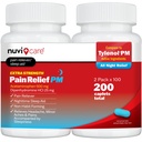 Extra Power Pain Relief PM - Acetaminopren 500mg & Diphenhydramine 25mg - Compare to Tylenol PM Extra Strange Aid - Dimaked PM Pain Reliever for Nighttime Aches & Pains (100 Tablets)