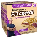 FITCRUCK Snack Ukuran Protein Bars, 6- Layer Baked Bar, 1g Sugar, Gluten Free & Soft Core (18 Bar, Peanut Butter dan Jelly)