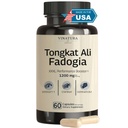 Tonkat Ali Fadogia Agrestis - 1200 mg, Enhanced with Nitric Oxide Booster Suplemen, Longjack Tongkat Ali for Men, * USA Made and Tested *, 60 Capsules