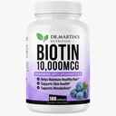 Steve Biotin (Vitamin B7) 10.000 mcg dengan Vitamin D & E Suplemen 124; 180 Count 124; Rambut, Skin And Nails 124; Untuk Pertumbuhan Rambut Lebih Kuat & Lebih Baik 124; Sehat, Muda Skin & Kuat Dukungan Energi
