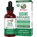 MaryRuth Organics Liquid Iodin Drops 126; Potasium Iodide 124; 1 Tahun Suply 124; 444. Servings Atter4; Thyroid Health 124; USDA Organik 124; Vegan 124; Non-GMO 124; Gluten Free 124; 1 Fl Oz