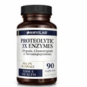 Protolytic Enzymes 3X - Trypsin, Chymotrypsin & Serrapeptidase - Reduces Edema & Irritation from Tires Injury - Support Body Wellness & Recovery - Dietary Supplemen - 90 Capsules