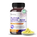 Alpha Lipoic Acid Acetyl- L- Carnitine - Dukung Bladder Cleanse, Urinary Tract Health - 180- day Suppply - Made in The USA