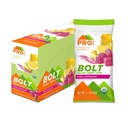 PROBAR - Bolt Organic Energy Chews, Pink Lemonade, Non- GMO, Gluten- Free, USDA Certified Organik, sehat, Natural Energy, Fast Fuel Gummies dengan Vitamin B & C (12 Count)