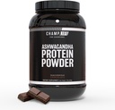 Ashwagandha Protein Powder - 24g Chocolate Protein Powder - Wey Protein Powder with Ashwagandha powder - No Added Sugar & Gluten Free - 25 Servings