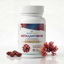 WELLNESS EXTRACT Astaxanthin 12mg Suplement - AstareAL ™ Astaxanthin with GG-Gold ® Geranylgeraniol & DeltaGold ® Tocotrienol, Powerful Antioksidants for Eye, Skin & Heart Health Suptgeels - 60 Softgeels