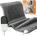 pad Penahan Electric untuk Periode Cramps - 35 "x20" XL Large Heat Pads for Back, Neck, Shoulder & Leg Pain Relief, Moist Heat Option, Machine Washable, 6 Heat Seat Settings, Auto Shut Off, Soft Velvet